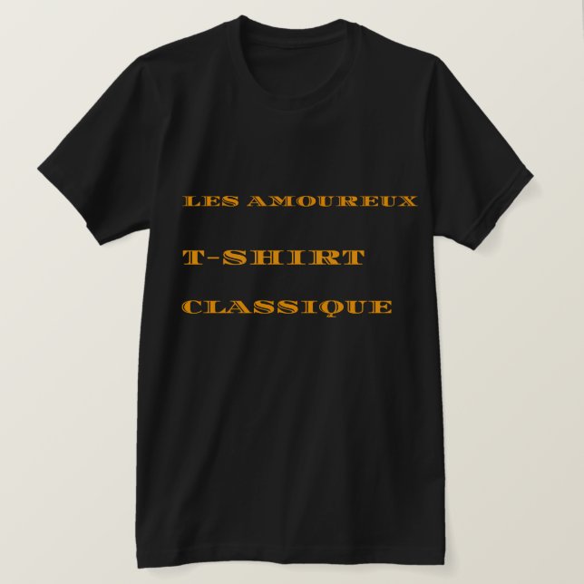 T-shirt Les amoureux classique (Design devant)