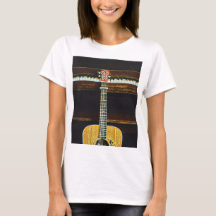T-shirt Les amoureux de guitare cadeaux