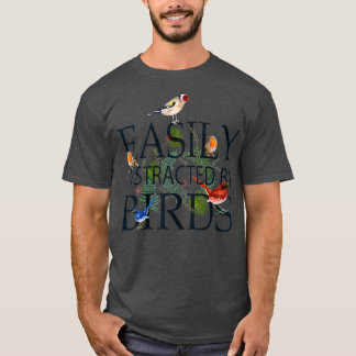 T-shirt Les Amoureux Des Oiseaux Cadeaux Pour Les Femmes H