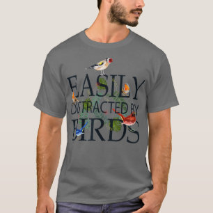 T-shirt Les Amoureux Des Oiseaux Cadeaux Pour Les Femmes H