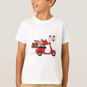 T-shirt Les amoureux du Cardinal Rouge sur Scooter