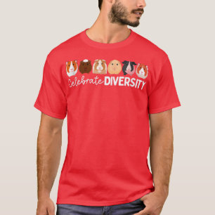 T-shirt Les amoureux du cochon de Guinée célèbrent la dive