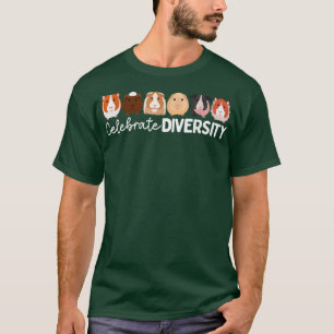 T-shirt Les amoureux du cochon de Guinée célèbrent la dive