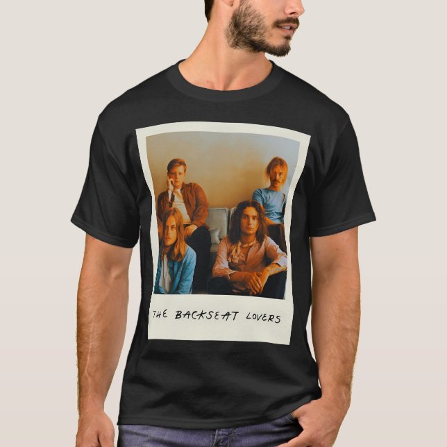 T-shirt Les amoureux du siège arrière (Devant)
