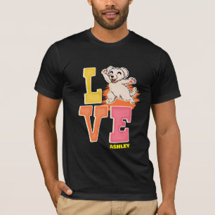 T-shirt Les amoureux maltais couleur mignonne