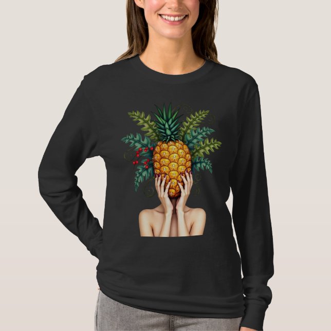 T-shirt Les ananas sont dans ma tête (Devant)