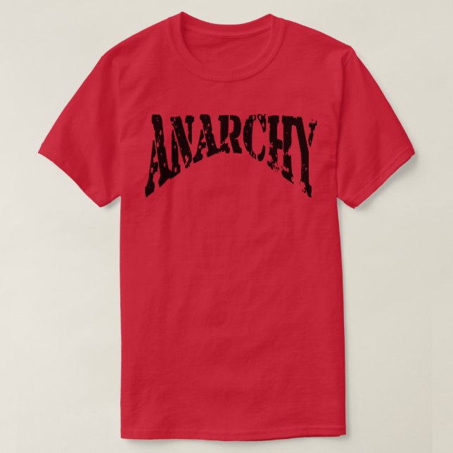 T-shirt les anarchistes aiment l'anarchisme anarchique dan (Design devant)