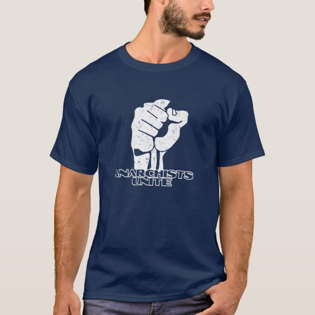 T-shirt Les anarchistes unissent (Devant)