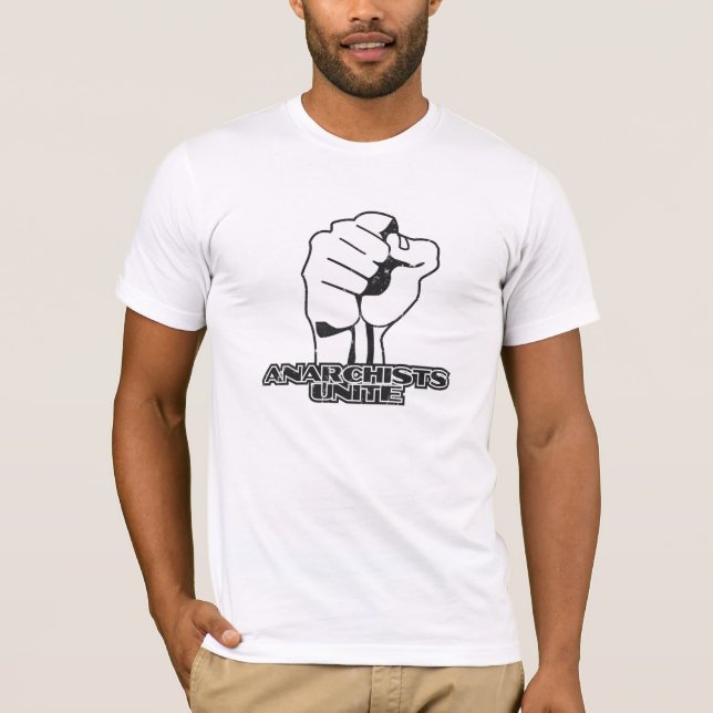 T-shirt Les anarchistes unissent (Devant)