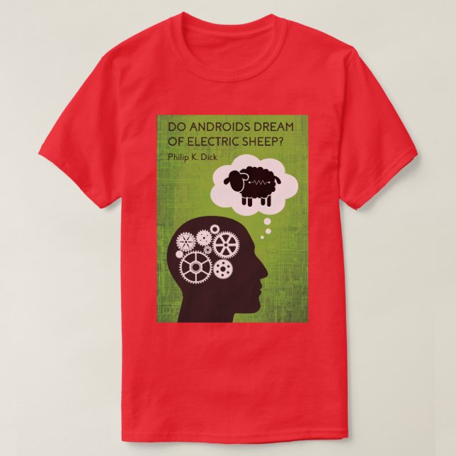 T-shirt Les androïdes rêvent de moutons électriques (Design devant)