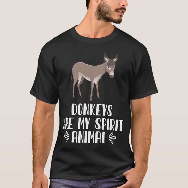 T-shirt Les ânes sont mon esprit animal (Devant)