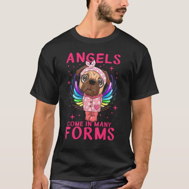 T-shirt Les Anges Arrivent Sous De Nombreuses Formes (Devant)