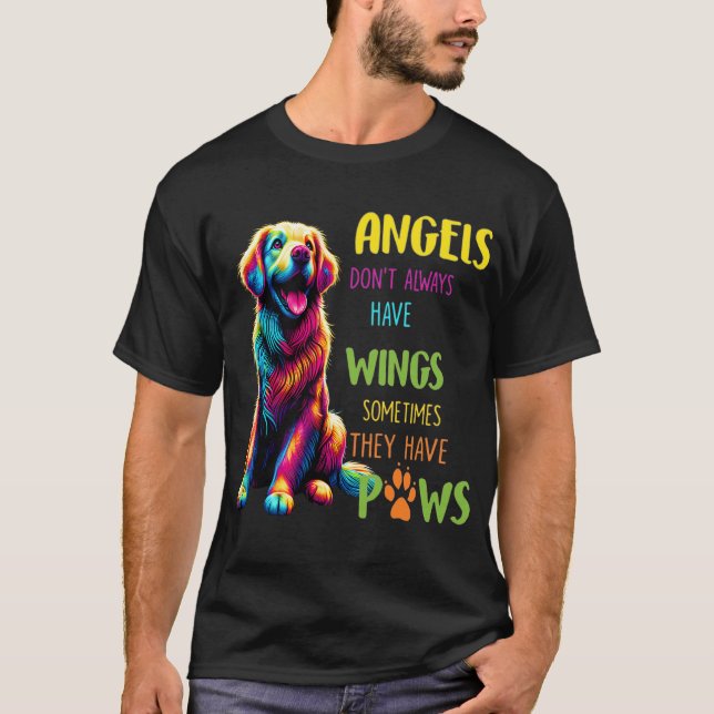 T-SHIRT LES ANGES N'ONT PAS TOUJOURS DES AILES PARFOIS (Devant)