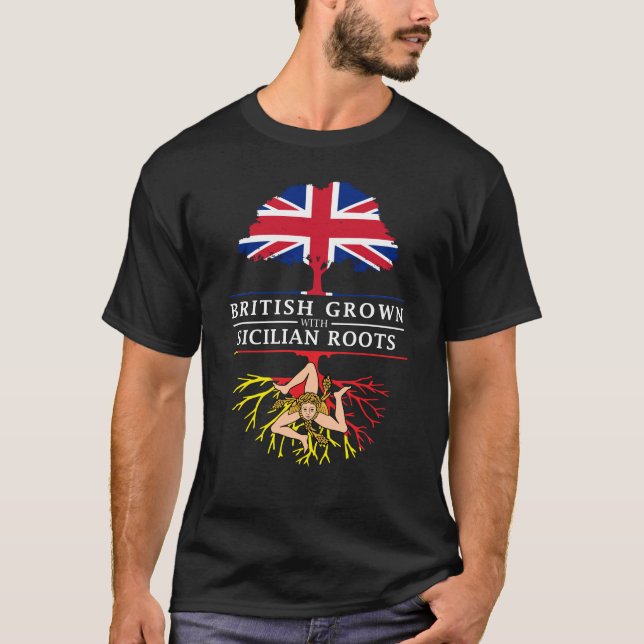 T-shirt Les Anglais développés avec la conception (Devant)
