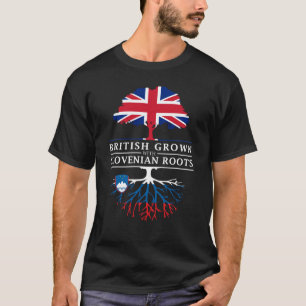 T-shirt Les Anglais développés avec le Slovène enracine