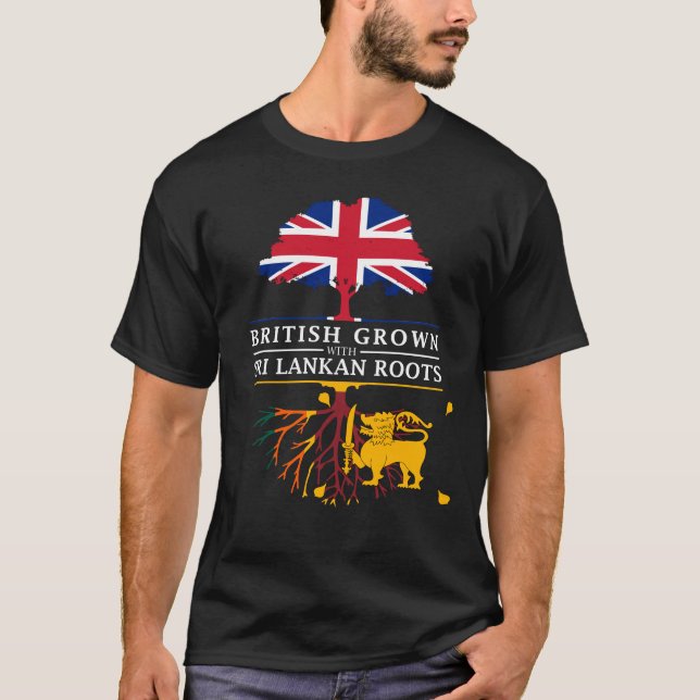T-shirt Les Anglais développés avec le Sri Lankan (Devant)