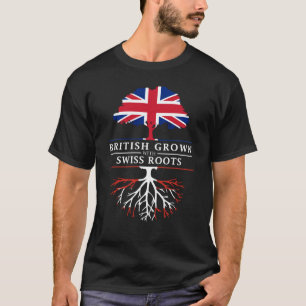 T-shirt Les Anglais développés avec le Suisse enracinent