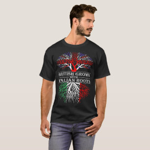 T-shirt Les Anglais développés avec l'Italien enracinent