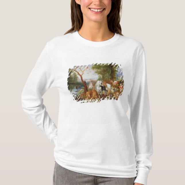 T-shirt Les animaux entrant dans l'arche de Noé (Devant)