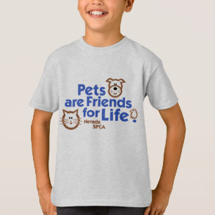 T-shirt Les animaux familiers sont des amis pour des