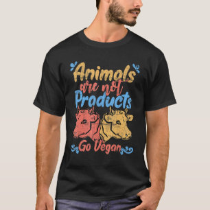 T-shirt Les Animaux Ne Sont Pas Des Produits Devenez Végét