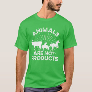 T-shirt Les Animaux Ne Sont Pas Des Produits Droits Des An