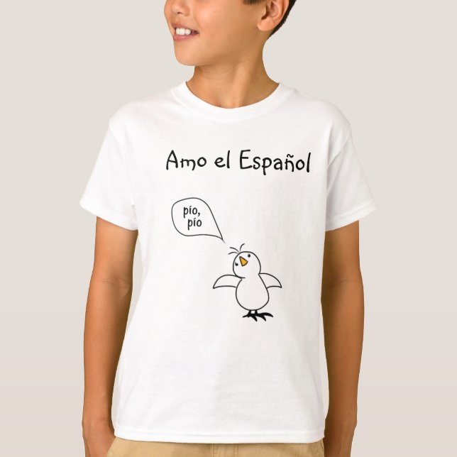 T-shirt Les Animaux Parlent Espagnol Aussi ! Marchandises (Devant)