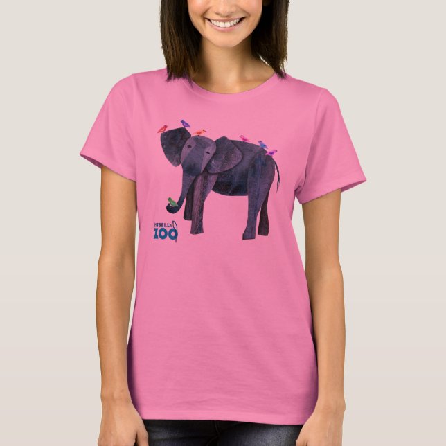 T-shirt Les animaux zoologiques de Mabell, L'éléphant (Devant)