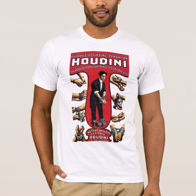 T-shirt Les années 1900 de Houdini (Devant)