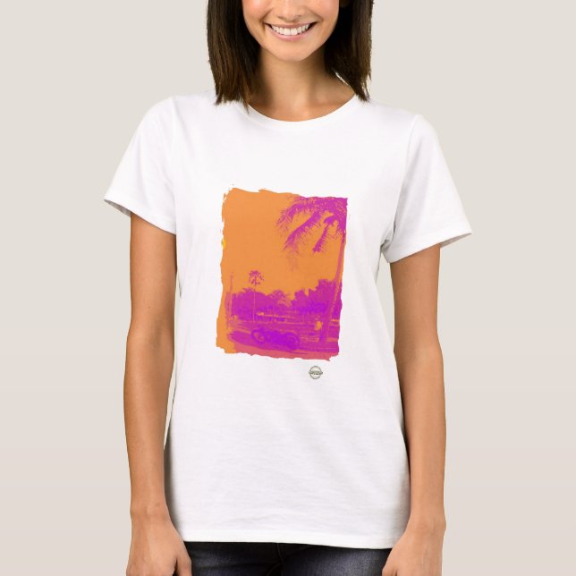 T-shirt les années 1940 Harley en Hawaï (Devant)