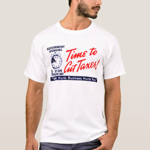 T-shirt les années 1950 chronomètrent pour couper des