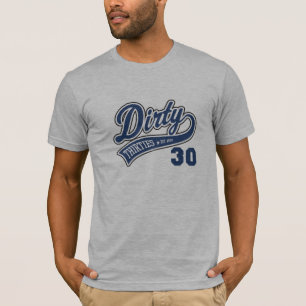 T-shirt Les années 30 sales bleues