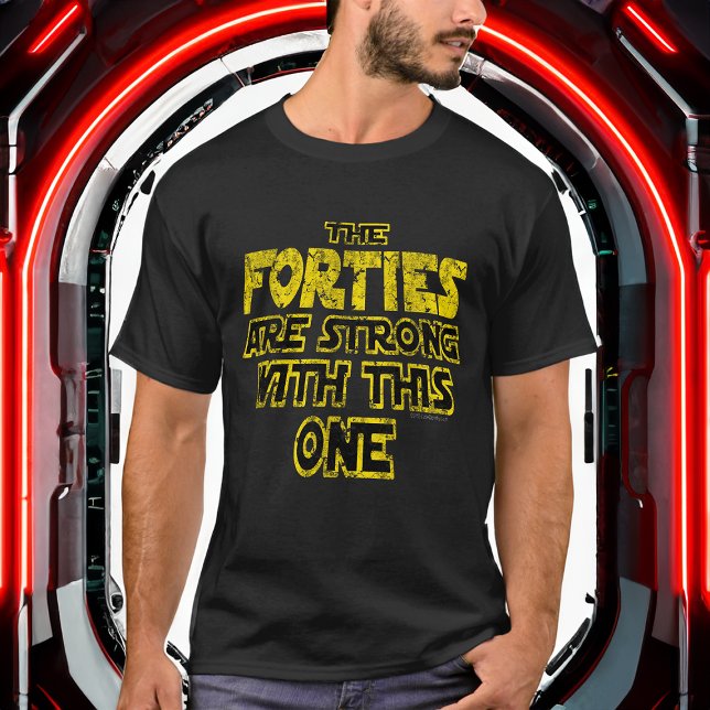 T-shirt Les années 40 sont fortes et amusantes 1980 Retro  (40th birthday shirt retro 1980s)