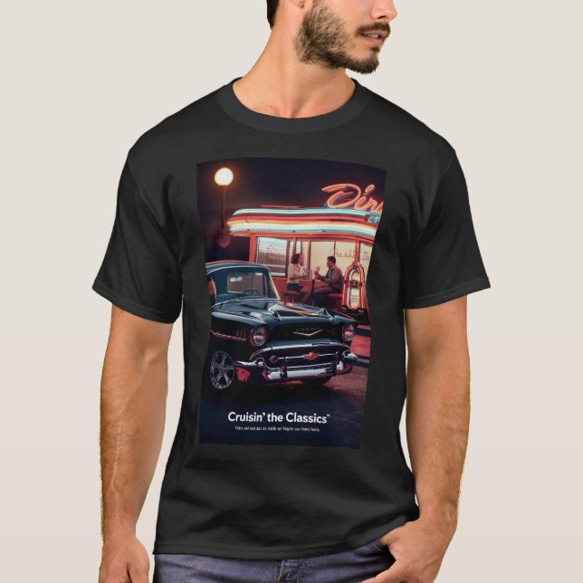 T-shirt les années 50 Cruiser (Devant)