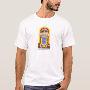 T-shirt les années 50 juke-box à l'ancienne