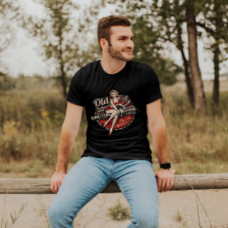 T-shirt les années 50 Rockabilly Pin-Up Girl Bike Shop | T