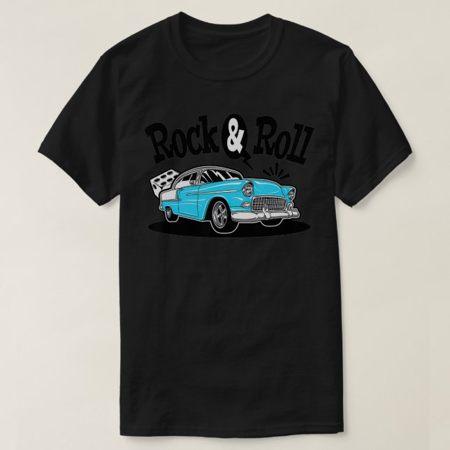 T-shirt les années 50 Rockabilly Sock Hop Party Greaser Ro (Design devant)