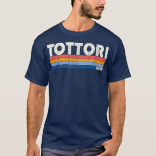 T-shirt Les années 70 80s Style Retro Vintage Tottori, Jap