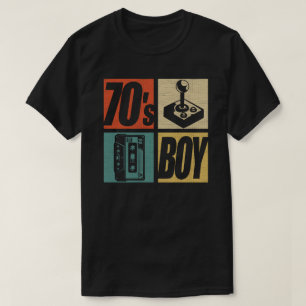 T-shirt les années 70 Boy 1970 Mode 70 Theme Party 70