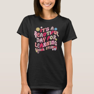 T-shirt les années 70 C'est une belle journée pour apprend