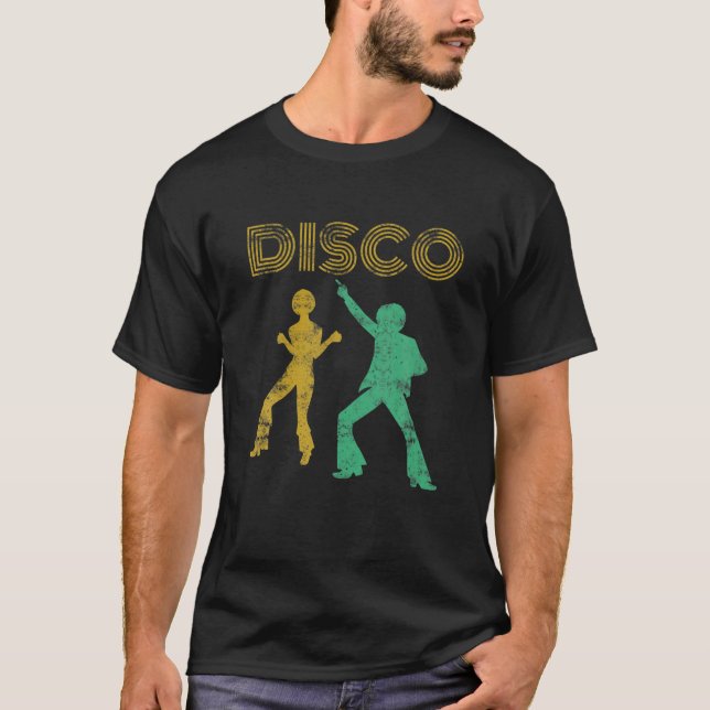 T-shirt les années 70 Danseuses Disco Club Retro 60S Danci (Devant)
