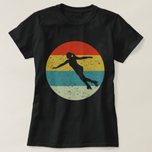 T-shirt Les années 70 de silhouette vintage rétro