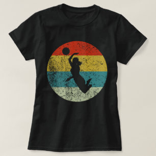 T-shirt les années 70 de volley-ball vintage rétro