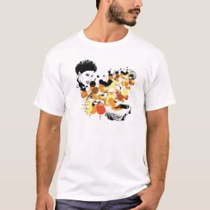 T-shirt les années 70 DÉMARCHE ASSURÉE, PIÈCE EN T des