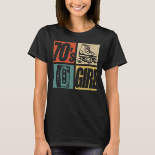 T-shirt les années 70 Fille 1970s Mode 70 Thème Soirée