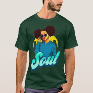T-shirt les années 70 Funk Soul Shirt Vintage Disco Retro