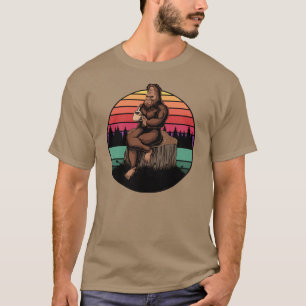 T-shirt les années 70 Retro Bigfoot & Café