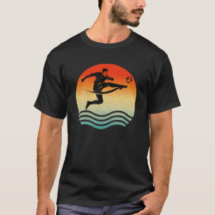 T-shirt les années 70 Retro Football Vintage Football Foot