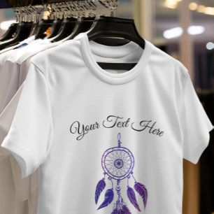 T-shirt les années 70 retro violet drêcheuse citation cust
