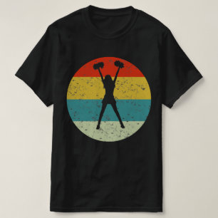 T-shirt les années 70 silhouette vintage rétro